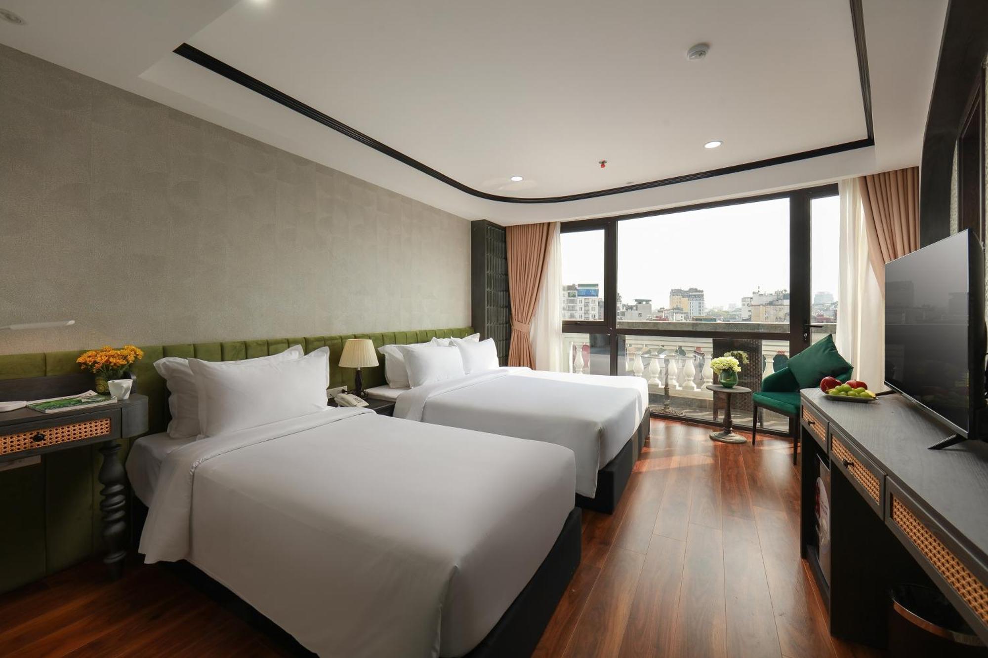 Hanoi Plaza Suite Hotel & Spa ภายนอก รูปภาพ